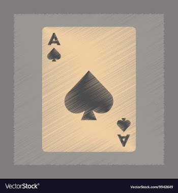 Flat shading style icon playing cards vector image