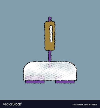 Flat shading style icon playing joystick vector image