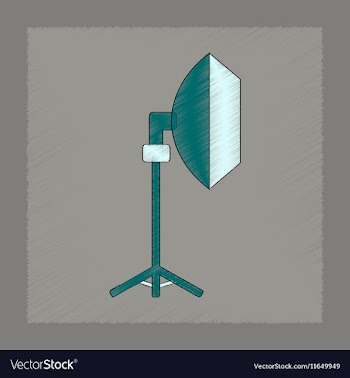 Flat shading style icon professional lighting vector image