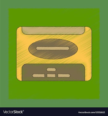 Flat shading style icon removable hard drive vector image