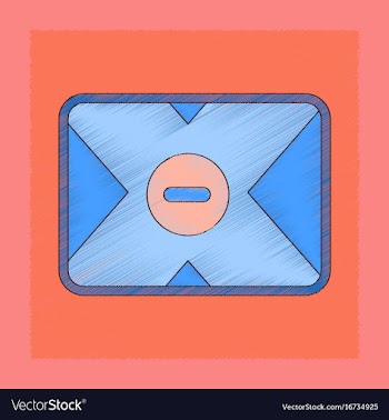 Flat shading style icon removable hard drive vector image