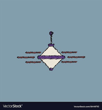 Flat shading style icon rotating whirligig vector image