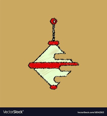 Flat shading style icon rotating whirligig vector image