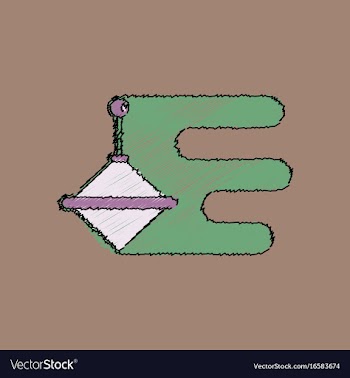 Flat shading style icon rotating whirligig vector image