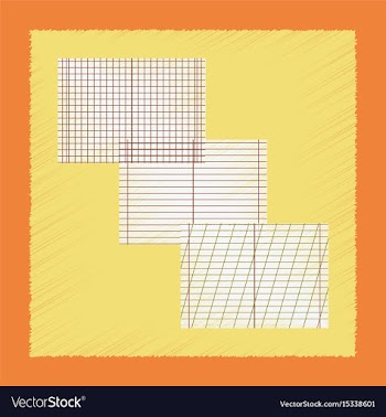 Flat shading style icon school notebooks vector image