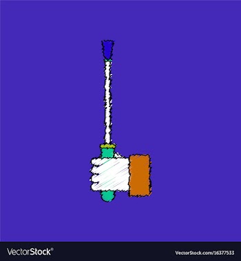 Flat shading style icon sex stick in hand vector image