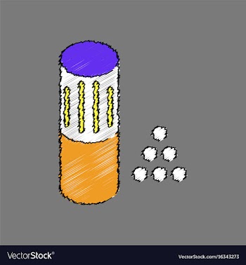 Flat shading style icon shotgun bullet vector image