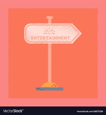 Flat shading style icon sign entertainment vector image