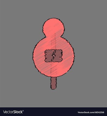 Flat shading style icon sign on tree vector image