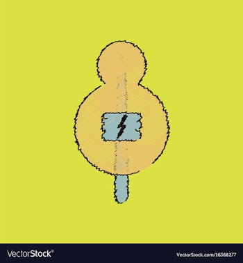 Flat shading style icon sign on tree vector image
