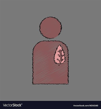 Flat shading style icon silhouette with leaf vector image