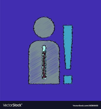Flat shading style icon silhouette with vector image