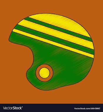 Flat shading style icon ski helmet vector image