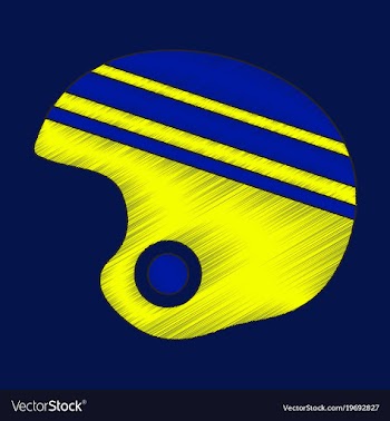 Flat shading style icon ski helmet vector image