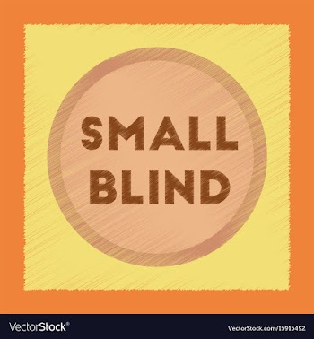 Flat shading style icon small blind vector image