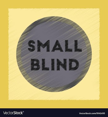 Flat shading style icon small blind vector image