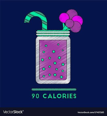 Flat shading style icon smoothies broccoli vector image