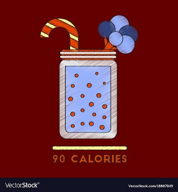Flat shading style icon smoothies broccoli vector image