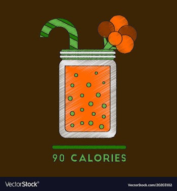 Flat shading style icon smoothies broccoli vector image