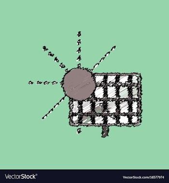 Flat shading style icon solar energy vector image
