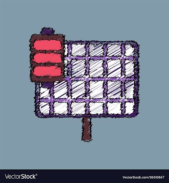 Flat shading style icon solar panel vector image