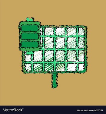 Flat shading style icon solar panel vector image