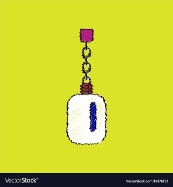 Flat shading style icon soldier water bottle vector image