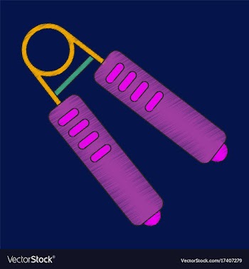 Flat shading style icon sports expander vector image