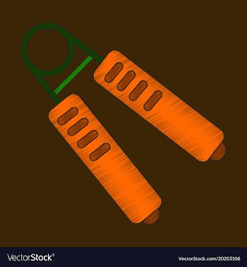 Flat shading style icon sports expander vector image