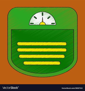 Flat shading style icon sports scales vector image
