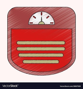 Flat shading style icon sports scales vector image
