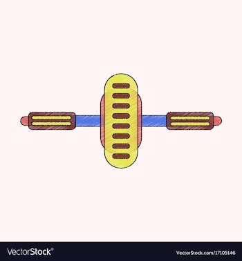 Flat shading style icon sports simulator vector image