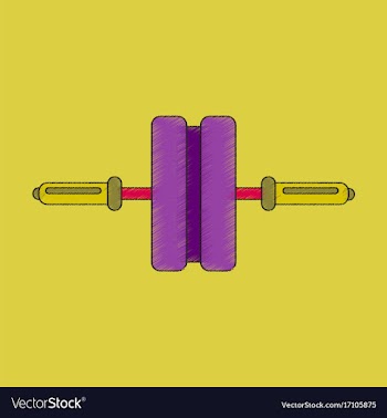 Flat shading style icon sports simulator vector image
