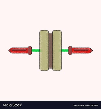 Flat shading style icon sports simulator vector image