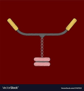 Flat shading style icon sports simulator vector image