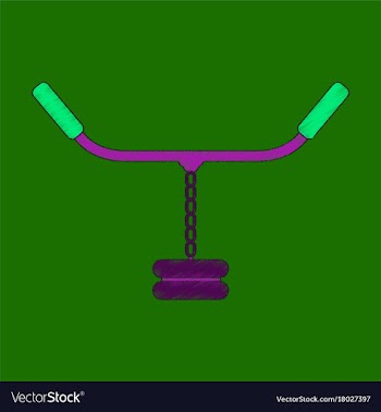 Flat shading style icon sports simulator vector image