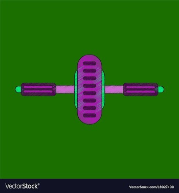 Flat shading style icon sports simulator vector image