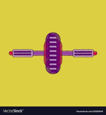 Flat shading style icon sports simulator vector image