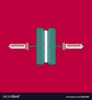 Flat shading style icon sports simulator vector image