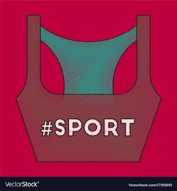 Flat shading style icon sports top vector image
