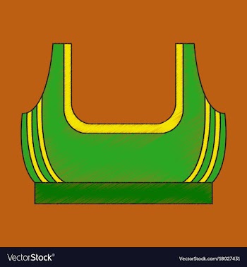 Flat shading style icon sports top vector image
