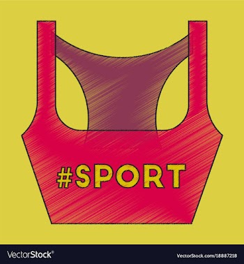 Flat shading style icon sports top vector image