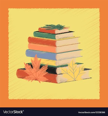 Flat shading style icon stack of books vector image