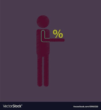 Flat shading style icon stick figure human vector image