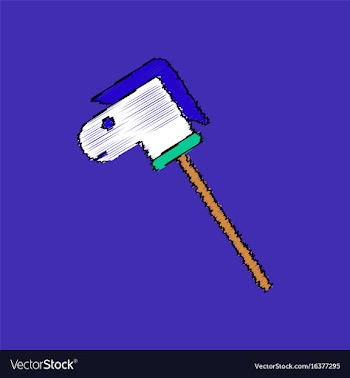 Flat shading style icon stick horse toy vector image