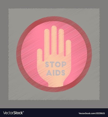 Flat shading style icon stop aids symbol vector image