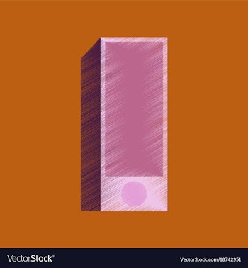 Flat shading style icon subwoofer vector image