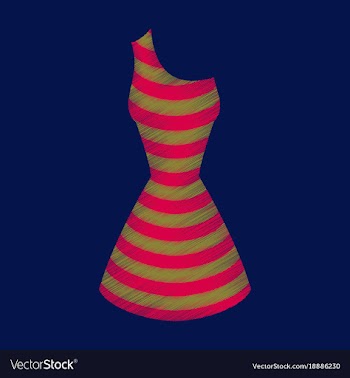 Flat shading style icon summer dress vector image