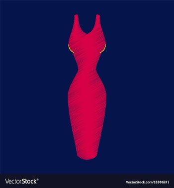 Flat shading style icon summer dress vector image