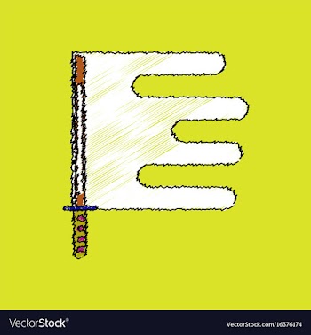 Flat shading style icon sword and shuriken vector image